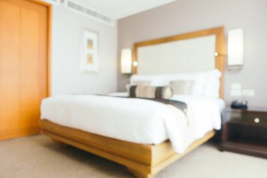 Soyut bulanıklık yatak odası