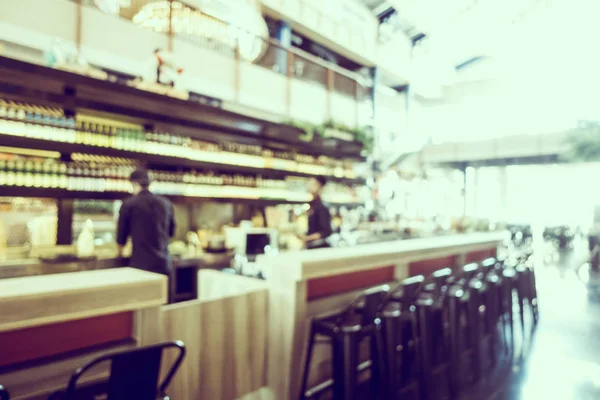 Абстрактная размытость и дефокусированность ресторанов и кафе — стоковое фото