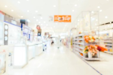 Soyut bulanıklık ve ufuk alışveriş merkezi