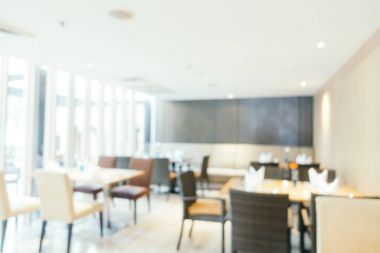 Soyut bulanıklık ve ufuk Restoran iç