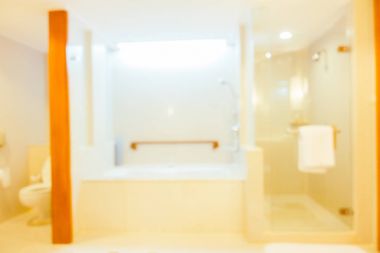 Soyut bulanıklık ve ufuk tuvalet ve banyo