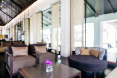 Soyut bulanıklık ve ufuk lüks otel ve lobi iç