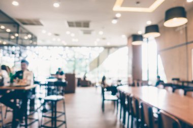 Soyut bulanıklık kahve dükkanı