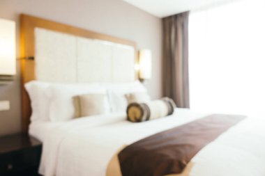 Soyut bulanıklık yatak odası