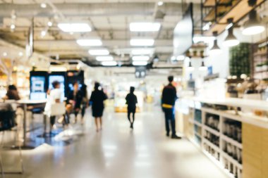 Soyut bulanıklık ve ufuk mobilya Dekorasyon iç shoppi