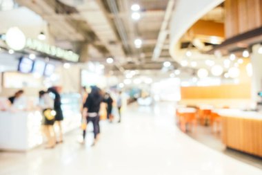 Soyut bulanıklık ve ufuk alışveriş merkezi