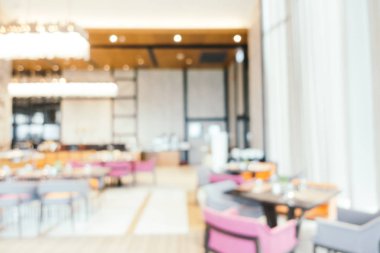 Soyut bulanıklık ve ufuk Restoran iç