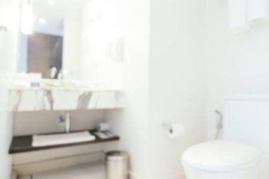 Soyut bulanıklık ve ufuk tuvalet odası iç