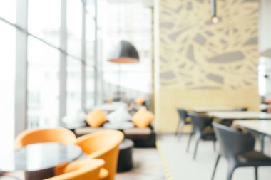 Soyut bulanıklık ve ufuk restoran ve kahve iç