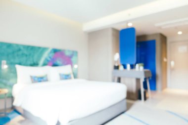 Soyut bulanıklık yatak odası