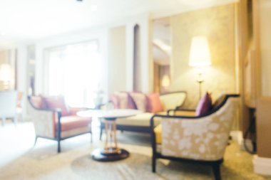 Soyut bulanıklık ve ufuk otel looby ve salon