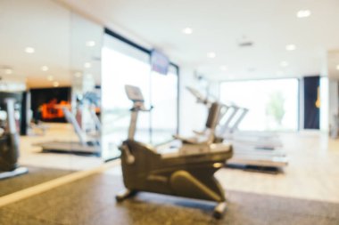 Soyut bulanıklık ve ufuk spor salonu ve fitness salonu