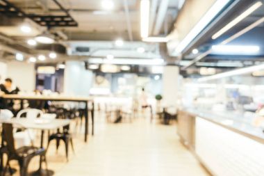 Soyut bulanıklık ve gıda mahkeme Merkezi bölümü stor defocused