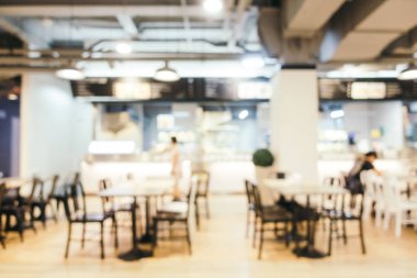 Soyut bulanıklık ve gıda mahkeme Merkezi bölümü stor defocused