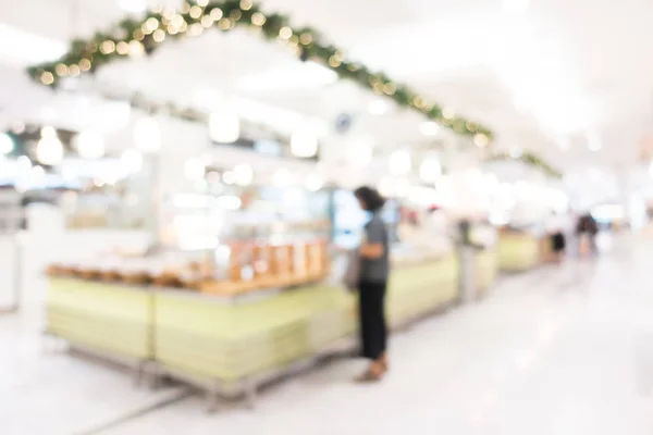 Centro comercial borrão — Fotografia de Stock
