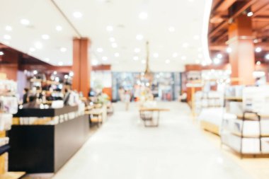 Soyut bulanıklık ve ufuk alışveriş merkezi mağazası