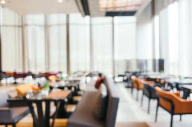 Soyut bulanıklık ve ufuk Restoran iç