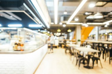 Soyut bulanıklık ve gıda mahkeme Merkezi bölümü stor defocused