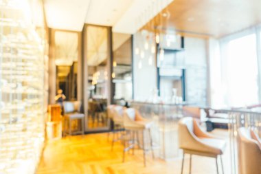 Soyut bulanıklık ve ufuk Restoran iç