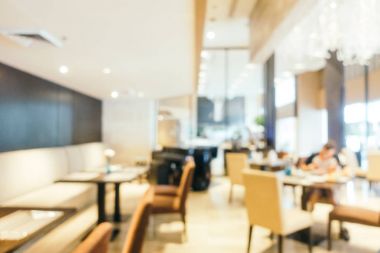 Soyut bulanıklık ve ufuk Restoran iç