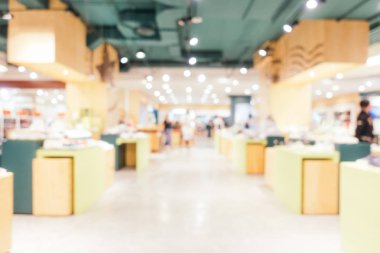 Soyut bulanıklık ve ufuk lüks alışveriş merkezi bölümü s