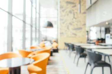 Soyut bulanıklık ve ufuk restoran ve kahve iç