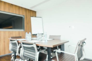 Soyut bulanıklık ve ufuk toplantı ofis iç Oda