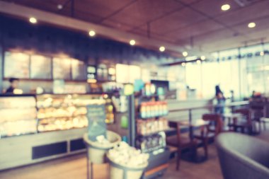 Soyut bulanıklık ve ufuk kafe Cafe