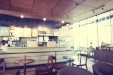 Soyut bulanıklık ve ufuk kafe Cafe