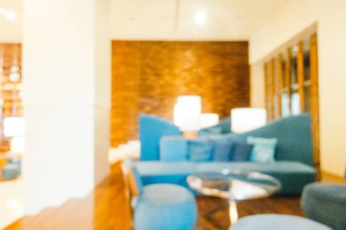Soyut bulanıklık ve ufuk lobi ve otelin lounge