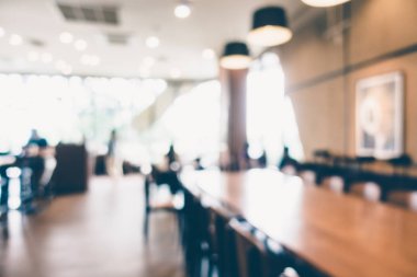 Soyut bulanıklık kahve dükkanı