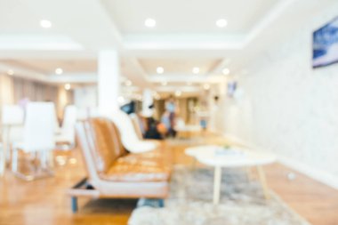 Soyut bulanıklık ve Otel'in lobi lounge iç b defocused
