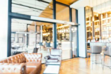 Soyut bulanıklık ve ufuk Restoran iç