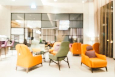 Soyut bulanıklık ve ufuk lüks otel iç