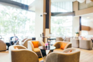 Soyut bulanıklık ve ufuk lüks otel iç