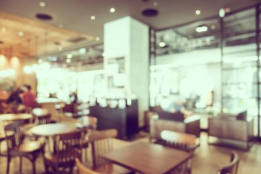 Soyut bulanıklık ve ufuk kafe Cafe iç