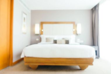 Soyut bulanıklık yatak odası