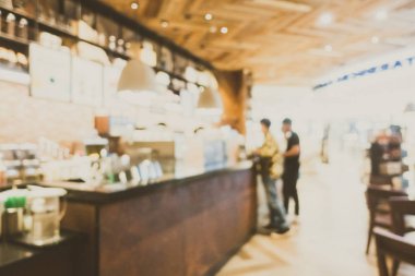 Soyut bulanıklık ve ufuk kahve dükkanı kafe ve Restoran Inte