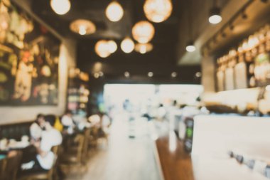 Soyut bulanıklık ve ufuk kahve dükkanı kafe ve Restoran Inte