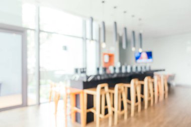 Soyut bulanıklık ve ufuk restoran ve kahve iç