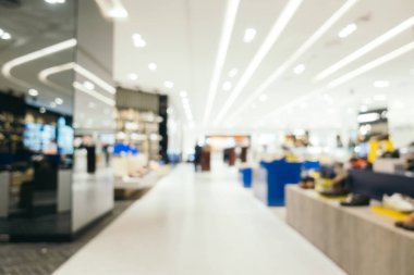 Soyut bulanıklık ve ufuk lüks alışveriş merkezi bölümü s