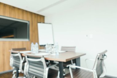 Soyut bulanıklık ve ufuk toplantı ofis iç Oda