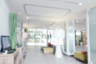 Soyut bulanıklık ve ufuk otel looby ve salon