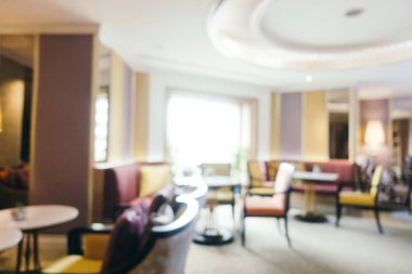 Soyut bulanıklık ve ufuk otel looby ve salon