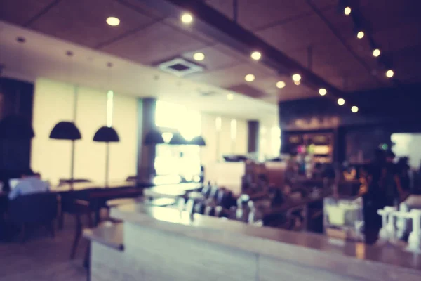 Abstract blur and defocused coffee shop cafe — Stock Photo, Image