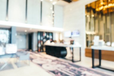 Soyut bulanıklık ve ufuk lüks otel iç