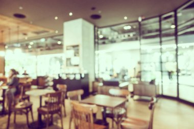 Soyut bulanıklık ve ufuk kafe Cafe iç