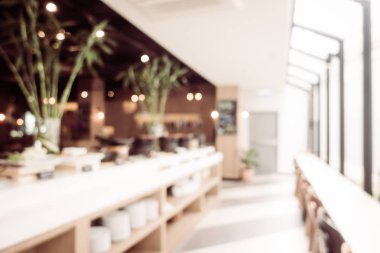 Soyut bulanıklık ve ufuk kahve dükkanı kafe ve Restoran Inte