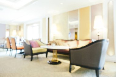Soyut bulanıklık ve ufuk otel looby ve salon