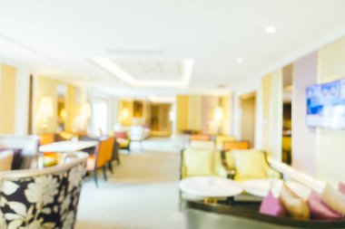 Soyut bulanıklık ve ufuk otel looby ve salon
